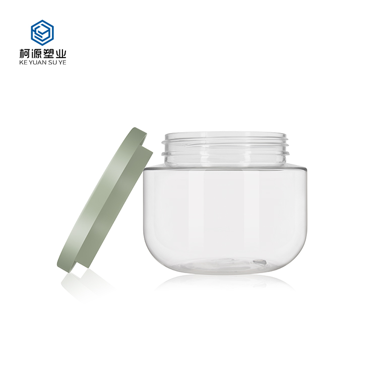 Good Quality Nice Shape Transparent Plastic Jar 8fl.oz PET