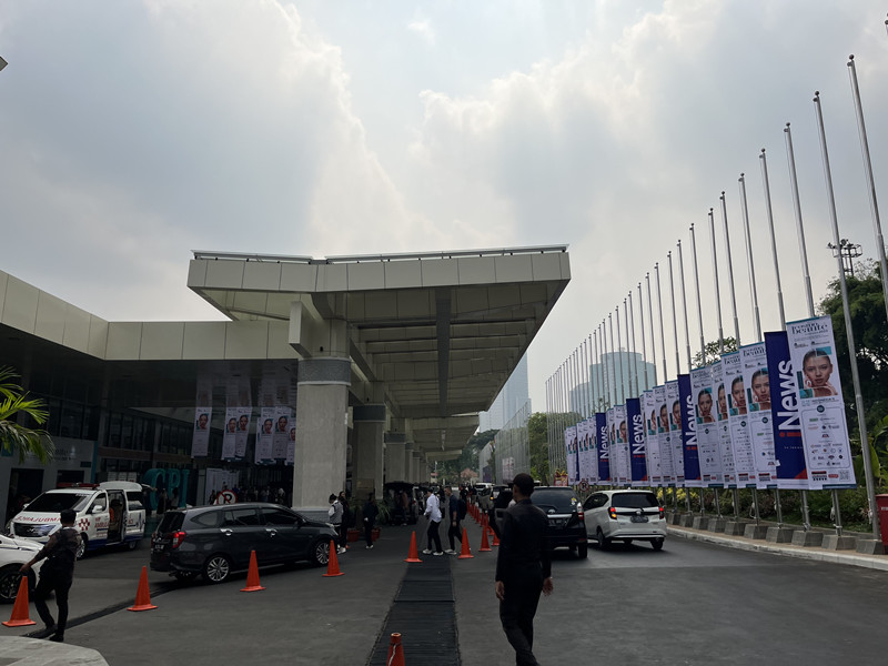 The Scene of The Exhibition in Jakarta Convention Center (JCC)