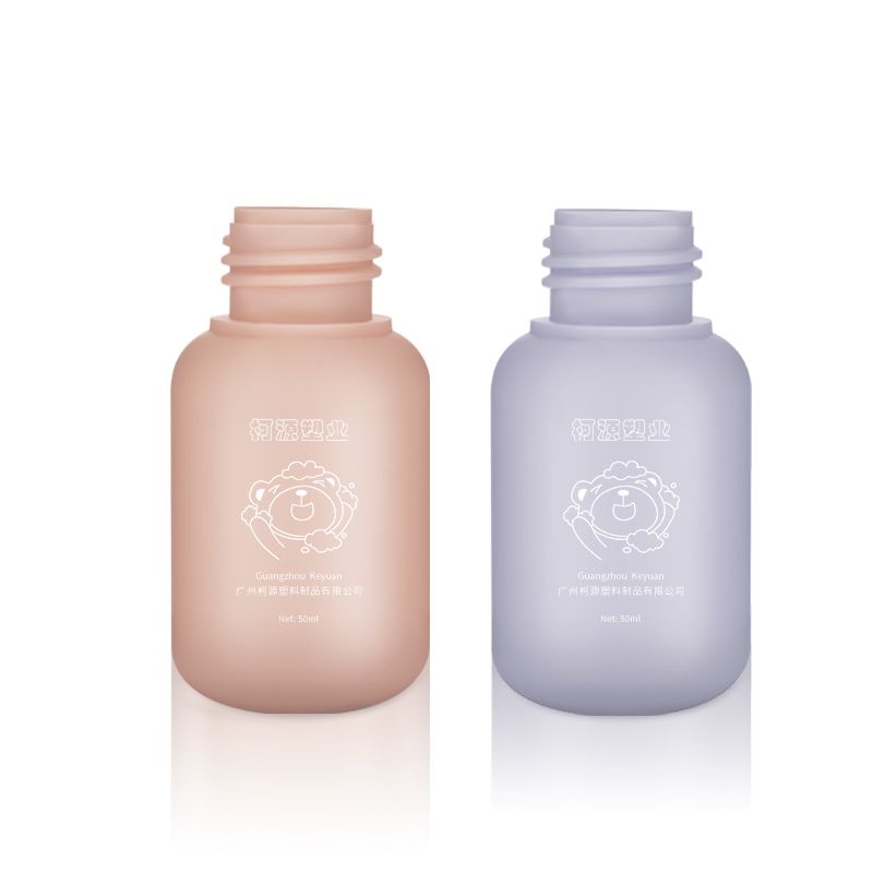 50ml HDPE Mini Pocket Travelling Plastic Baby Body Lotion Bottle with Soft Touch Effect