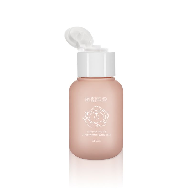 50ml HDPE Mini Pocket Travelling Plastic Baby Body Lotion Bottle with Soft Touch Effect