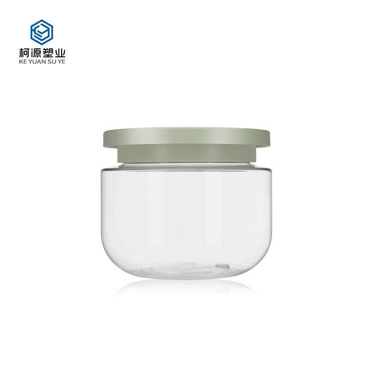 KY032 Jar Good Quality Nice Shape Transparent Plastic Jar 8fl.oz PET