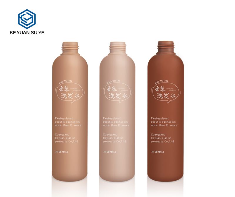 KY085 250ml HDPE Plastic Shampoo Body Lotion Bottle with Soft Touch Effect