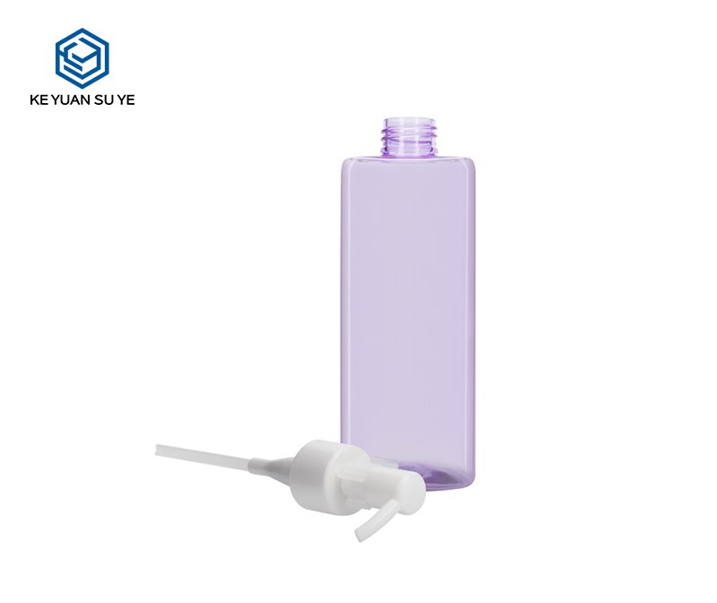 KY098 Cosmetic Beauty Makeup Remover Plastic Bottle 200ml Triangle Unique Shape