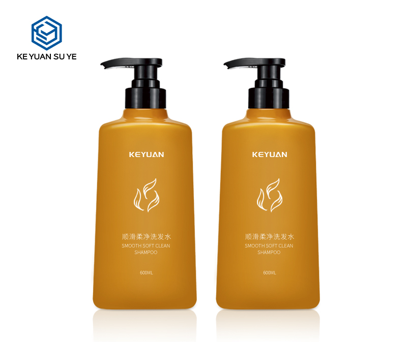 KY013 Smoth Soft Clean Shampoo 600ml PET Plastic Shampoo Conditioner ...