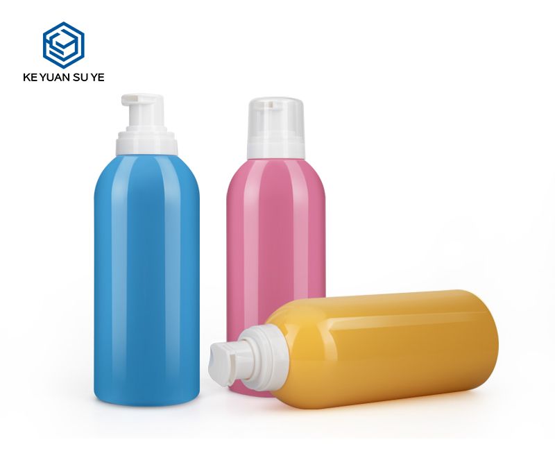 KY047 Mousse Sunscreen Spray Bottles 150ml 400ml PET Plastic Bottles