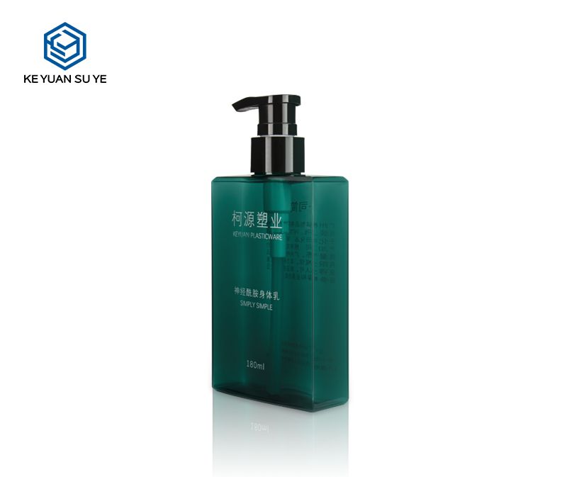 KY049 Elegant Atrovirens Household Gel Hotel Cleanser Hand Wash Plastic Bottles PETG 200ml 300ml