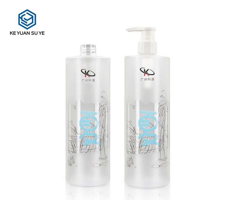 KY061 Chinese Style Shampoo Conditioner Shower Gel 500ml PET Plastic Bottles Special Matte Finishing