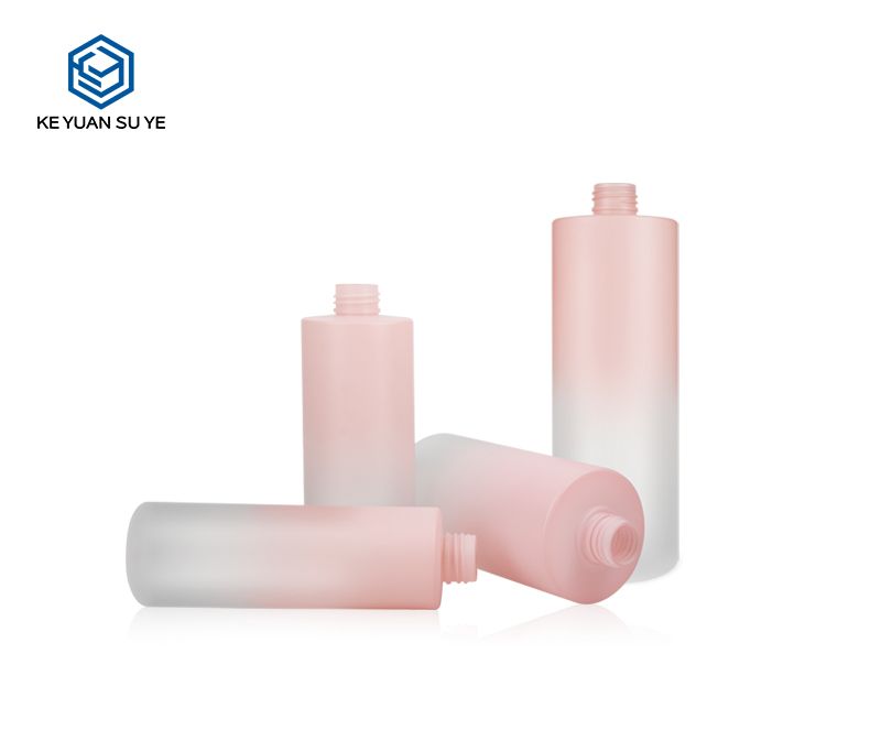 KY089 Gradual Pink Color Hair Shampoo Conditioner PET Various Sizes 200ml 300ml 400ml 500ml Plastic Bottles
