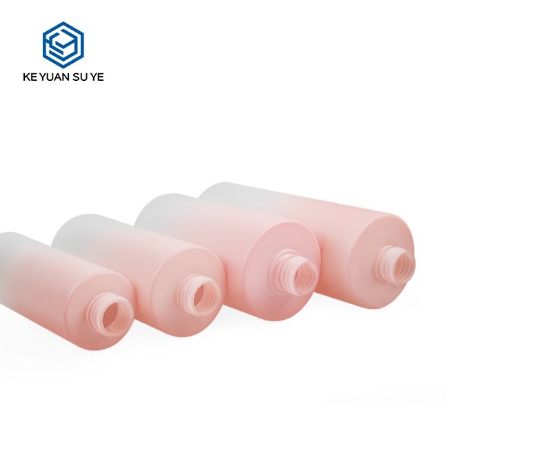 KY089 Gradual Pink Color Hair Shampoo Conditioner PET Various Sizes 200ml 300ml 400ml 500ml Plastic Bottles