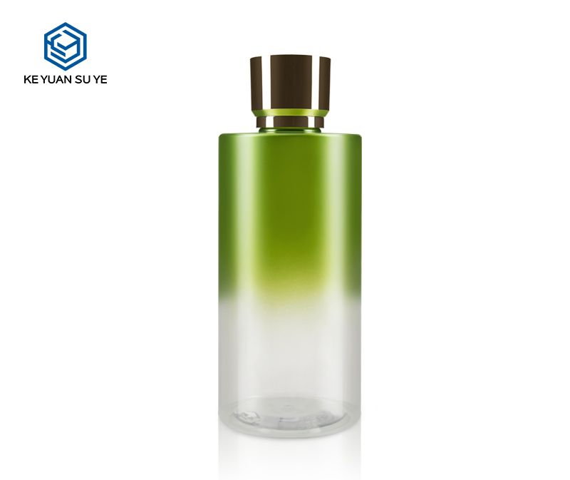 KY101 Gradual Green Color Hair Moisturizing Shampoo Conditioner PET 500ml Plastic Bottles Large Size Capacity