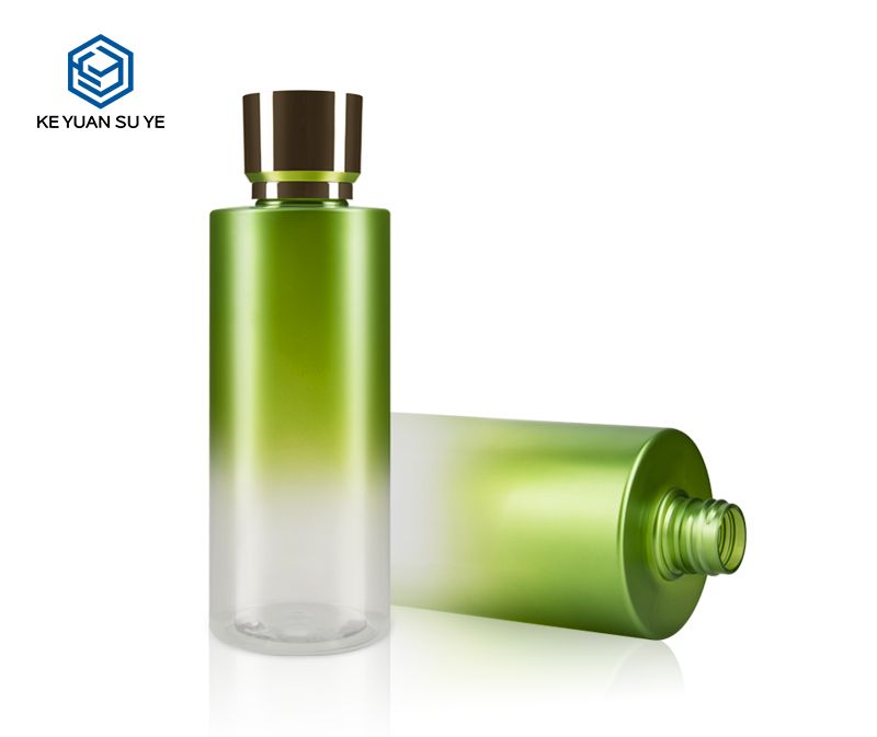 KY101 Gradual Green Color Hair Moisturizing Shampoo Conditioner PET 500ml Plastic Bottles Large Size Capacity