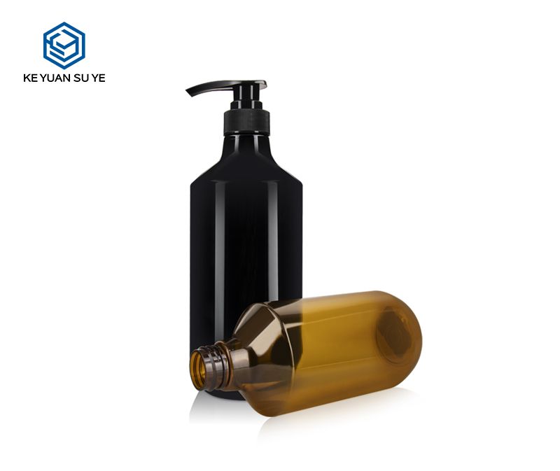 KY103 Scalp Repair Shampoo Conditioner 500ml 750ml Large Size Capacity PET Plastic Bottles Brown Dark Color