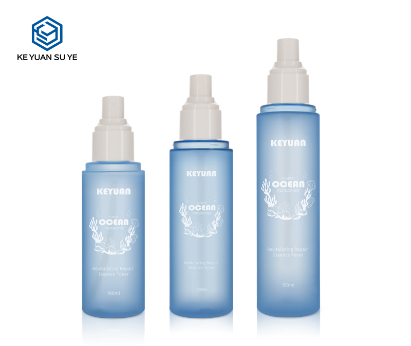 KY143 High Quality Cosmetic Beauty Skin Care Series PET Plastic Bottle with Shiny and Matte Finishing