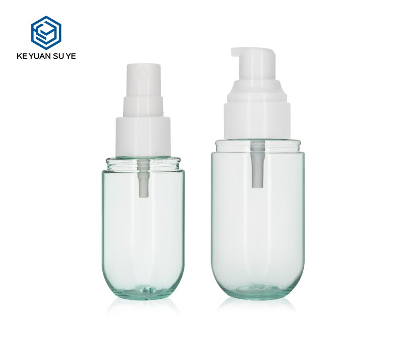 KY150 Uniue Shaped Cosmetic Lotion Pump Bottle Plastic Bottles 40ml 60ml Mini Bottles