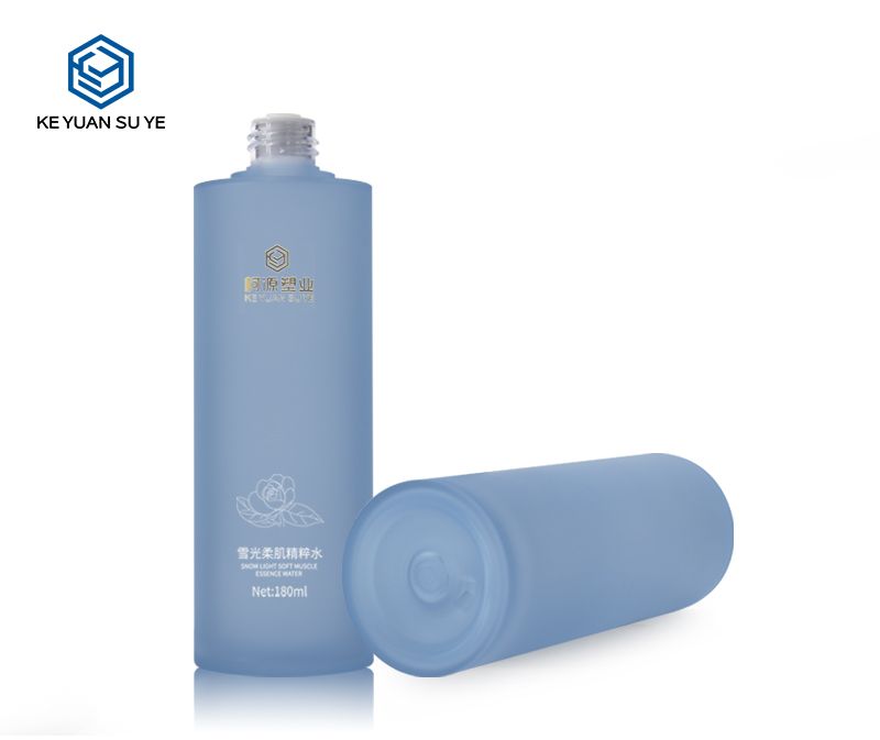 KY201-3 Cylinder Round PETG Plastic Matte Translucent 150ml 180ml 200ml Skincare Packaging Luxury Cosmetic Toner Bottle