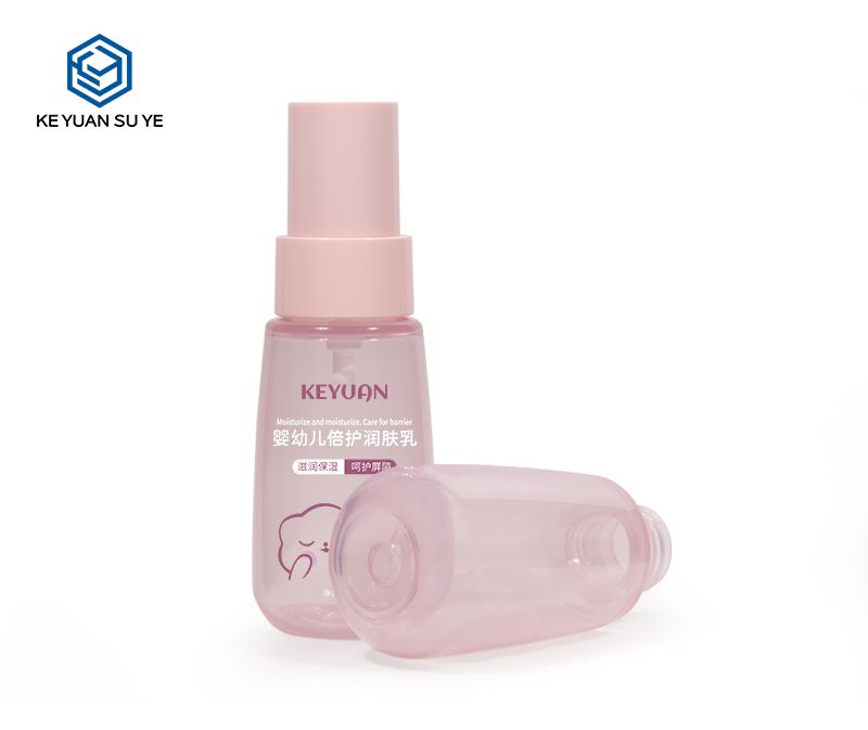 KY214 High Quality 80ml PET Pink Hand Sanitizer Plastic Bottle Lotion Bottle Pocket Portable Bottle
