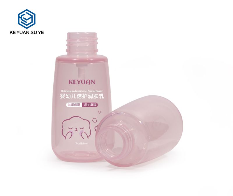 KY214 High Quality 80ml PET Pink Hand Sanitizer Plastic Bottle Lotion Bottle Pocket Portable Bottle