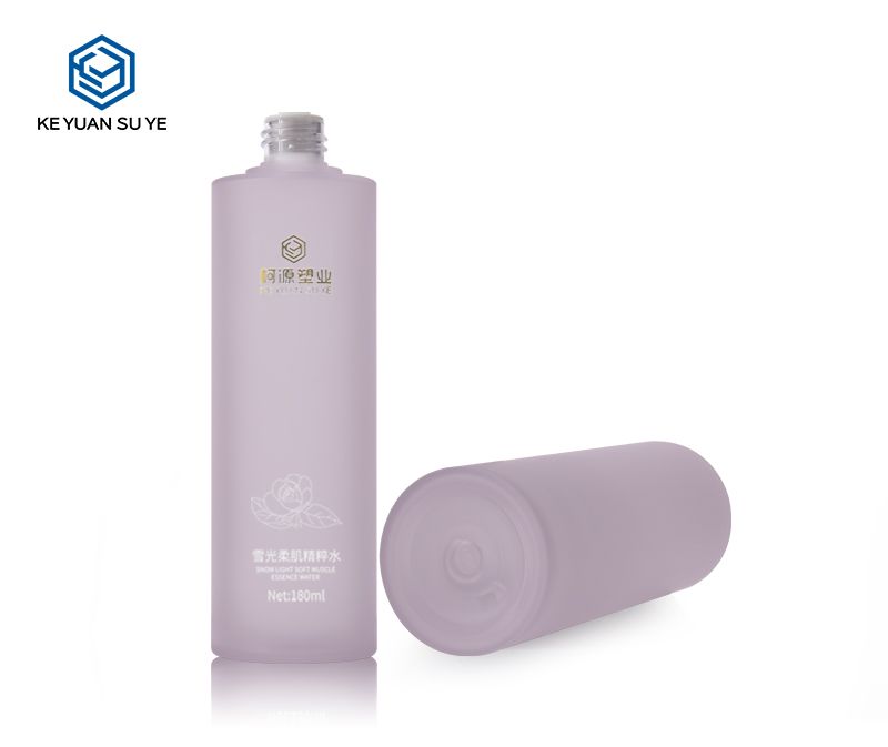 KY201-3 Wholesale 150ml 180ml 200ml Cosmetic PETG Plastic Purple Bottle Skincare Toner Bottle