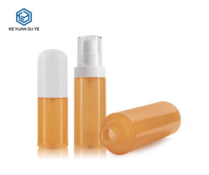 KY205 New Product Design 50ml 80ml 100ml 120ml PET Luxury Cosmetic Skin Care Set Bottle Emulsion Bottle Vacuum Bottle