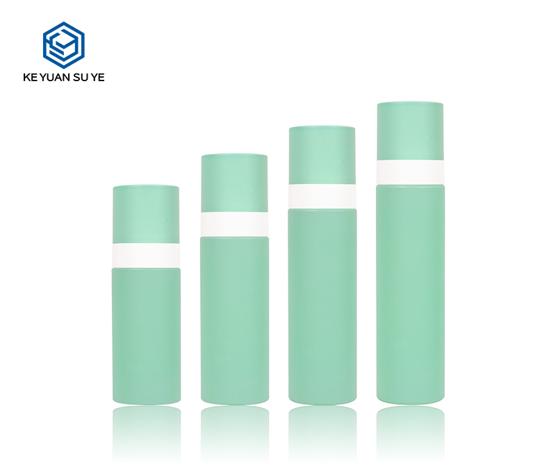 KY216-3 High Quality 80m 100ml 120ml 150ml Matte Green Cosmetic Bottle Toner Fine Mist Spray Bottle