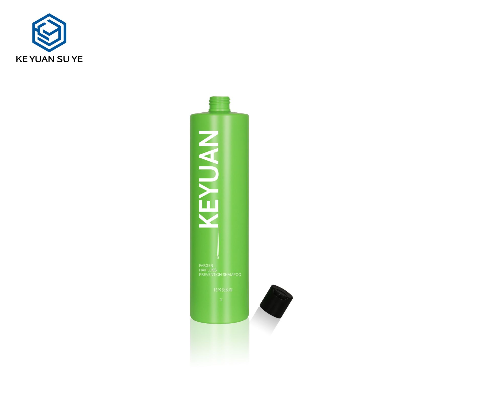 KY251 The Factory Directly Sells 1L HDPE Large-Capacity Cylindrical Plastic Bottles with Disc Cap