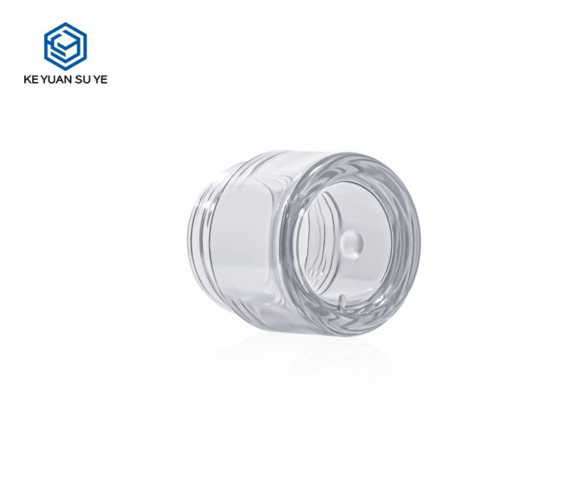 KY052 3PJ Transparent Small Capacity Plastic Cream Jars 5ml 10ml 15ml 20ml 30ml Cosmetic Skincare Containers Empty Face Cream Jars