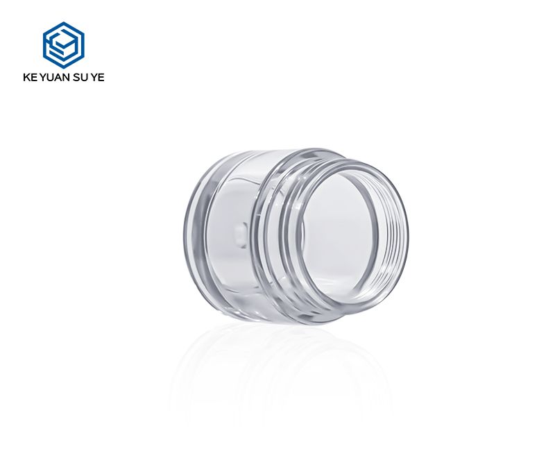 KY052 3PJ Transparent Small Capacity Plastic Cream Jars 5ml 10ml 15ml 20ml 30ml Cosmetic Skincare Containers Empty Face Cream Jars