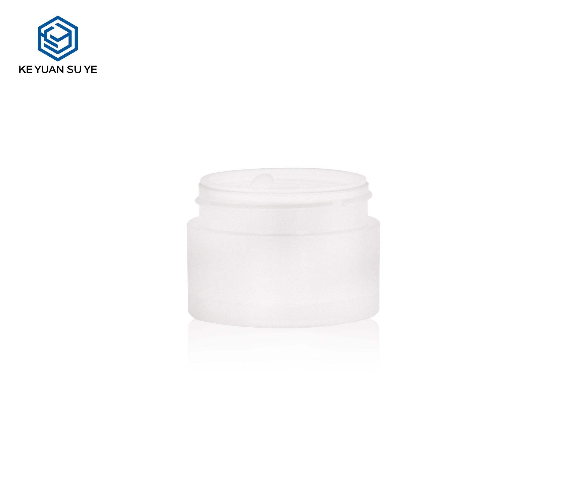 KY052 7PJ Small Capacity Plastic Frosted Face Cream Jar Cosmetics Skin Care Container Empty Face Cream Jar with Purple Lid