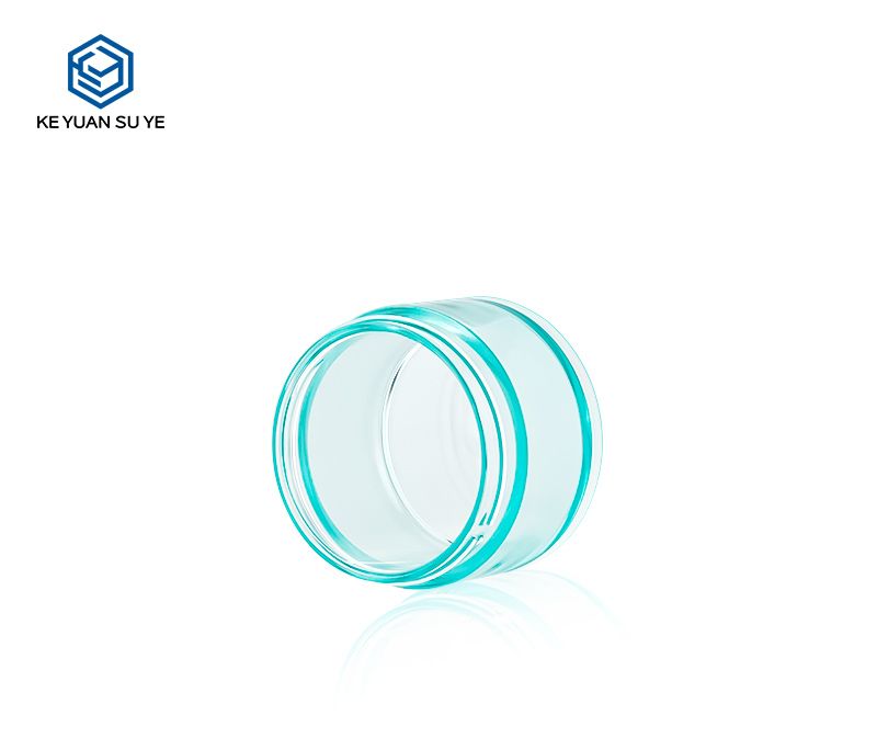 KY059 3PJ The Factory Directly Sells High Quality Cosmetics 50g PET Blue Plastic Face Cream Jars