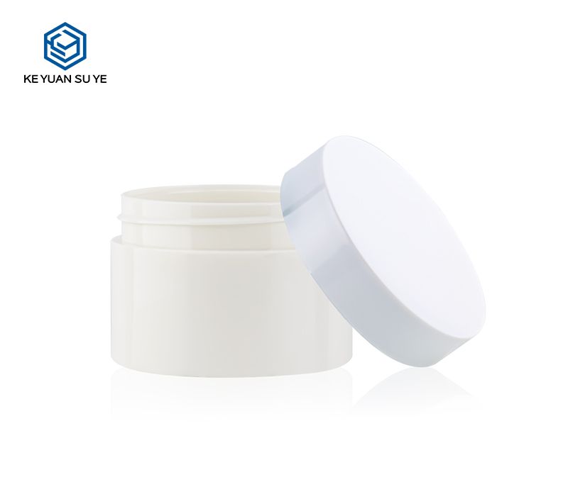 KY059 6PJ The Factory Directly Sells High Quality Cosmetics 30g 50g PET White Plastic Face Cream Jars