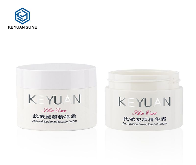 KY059 6PJ The Factory Directly Sells High Quality Cosmetics 30g 50g PET White Plastic Face Cream Jars