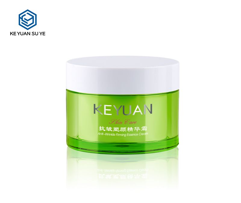 KY059 7PJ The Factory Directly Sells High Quality Cosmetics 30g PET Green Plastic Face Cream Jars
