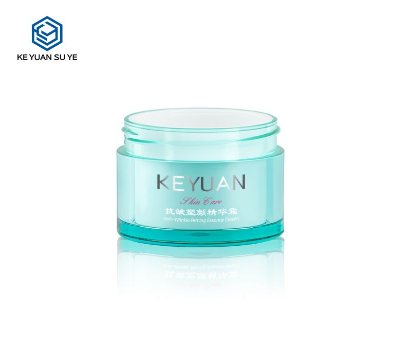 KY059 8PJ The Factory Directly Sells High Quality Cosmetics 30g PET Blue Plastic Face Cream Jars