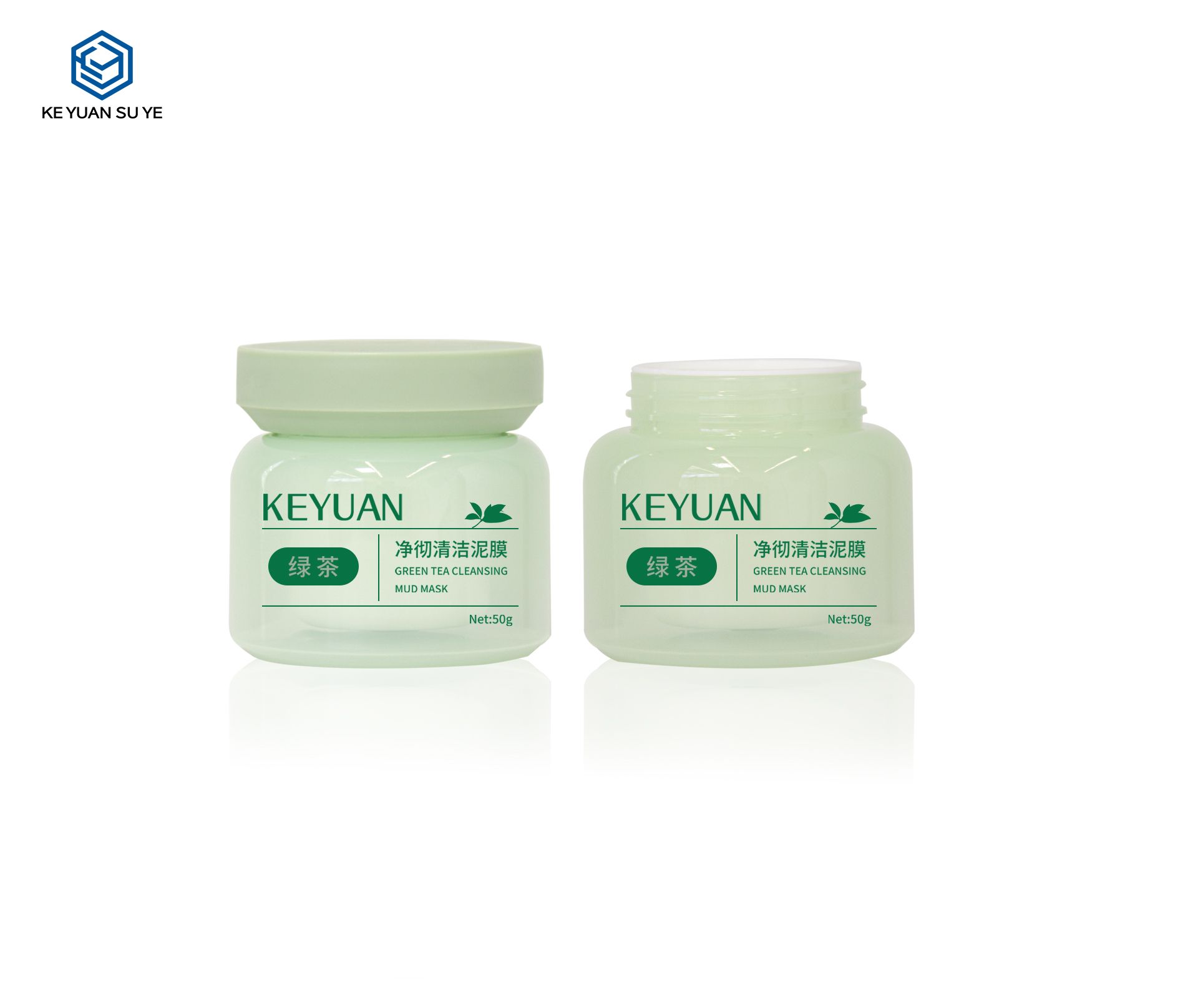 KY060PJ Customized High Quality 50ml 100ml Cosmetic Skin Care Cream Jar