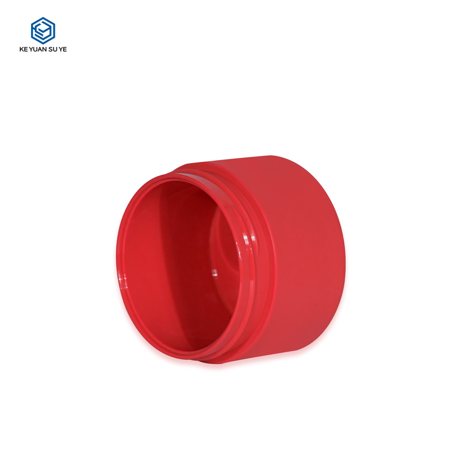 KY066PJ The Factory Directly Sells High Quality Cosmetics 50g PET Red Matte Frosting Plastic Face Cream Jars