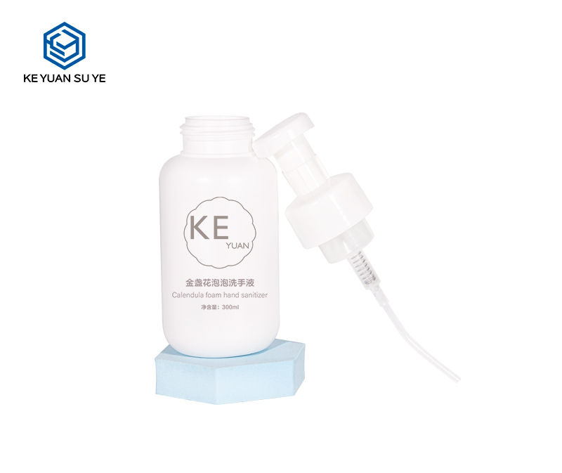 KY262 2Custom Luxury Foam Bottle 300ml HDPE Cosmetic Liquid Soap Dispenser with Foam Pump Bottle