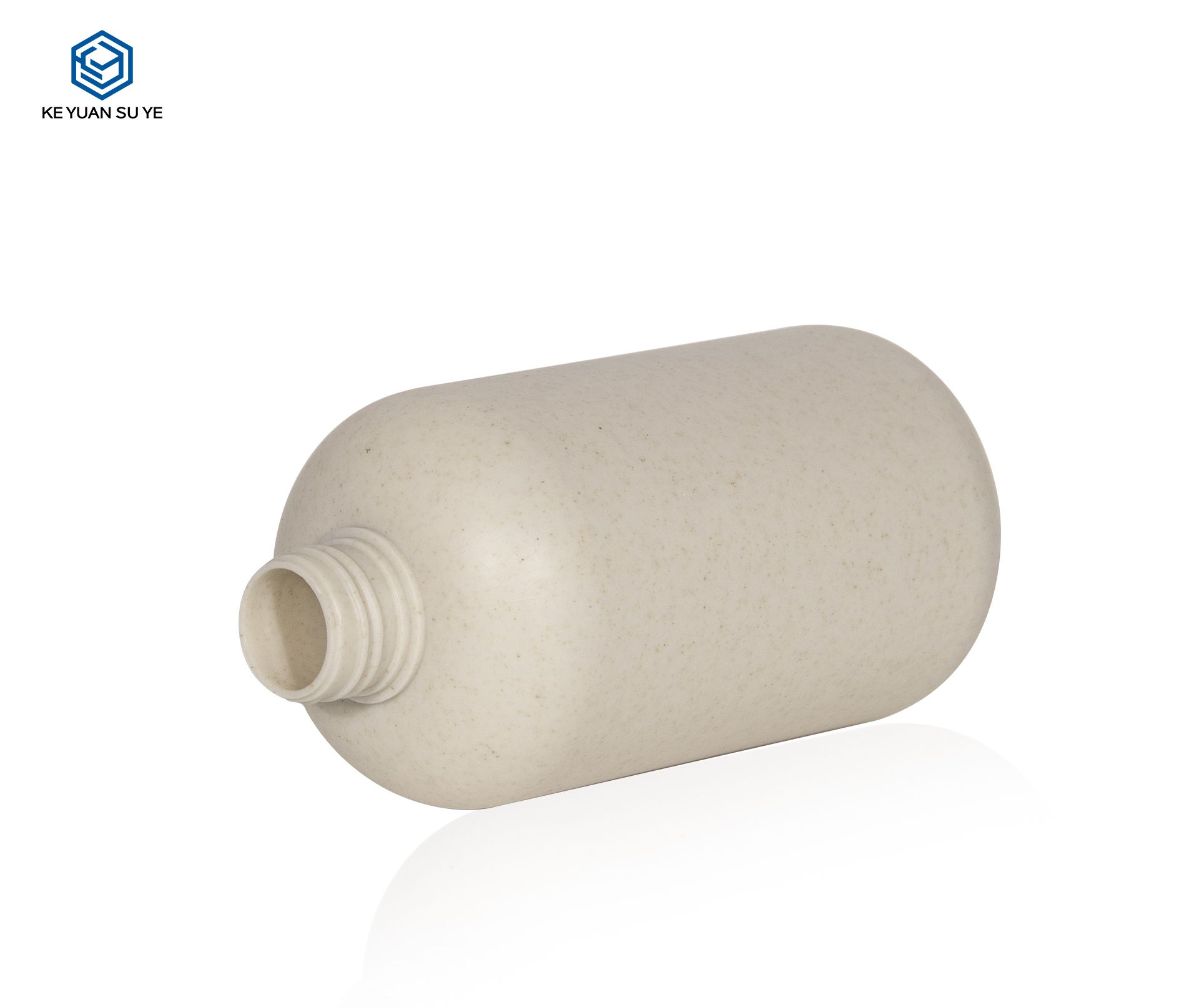 KY264 2 300ml 500ml Wheat Straw Plastic Bottle Environmentally Friendly Degradable Bottle for Cosmetic Packaging