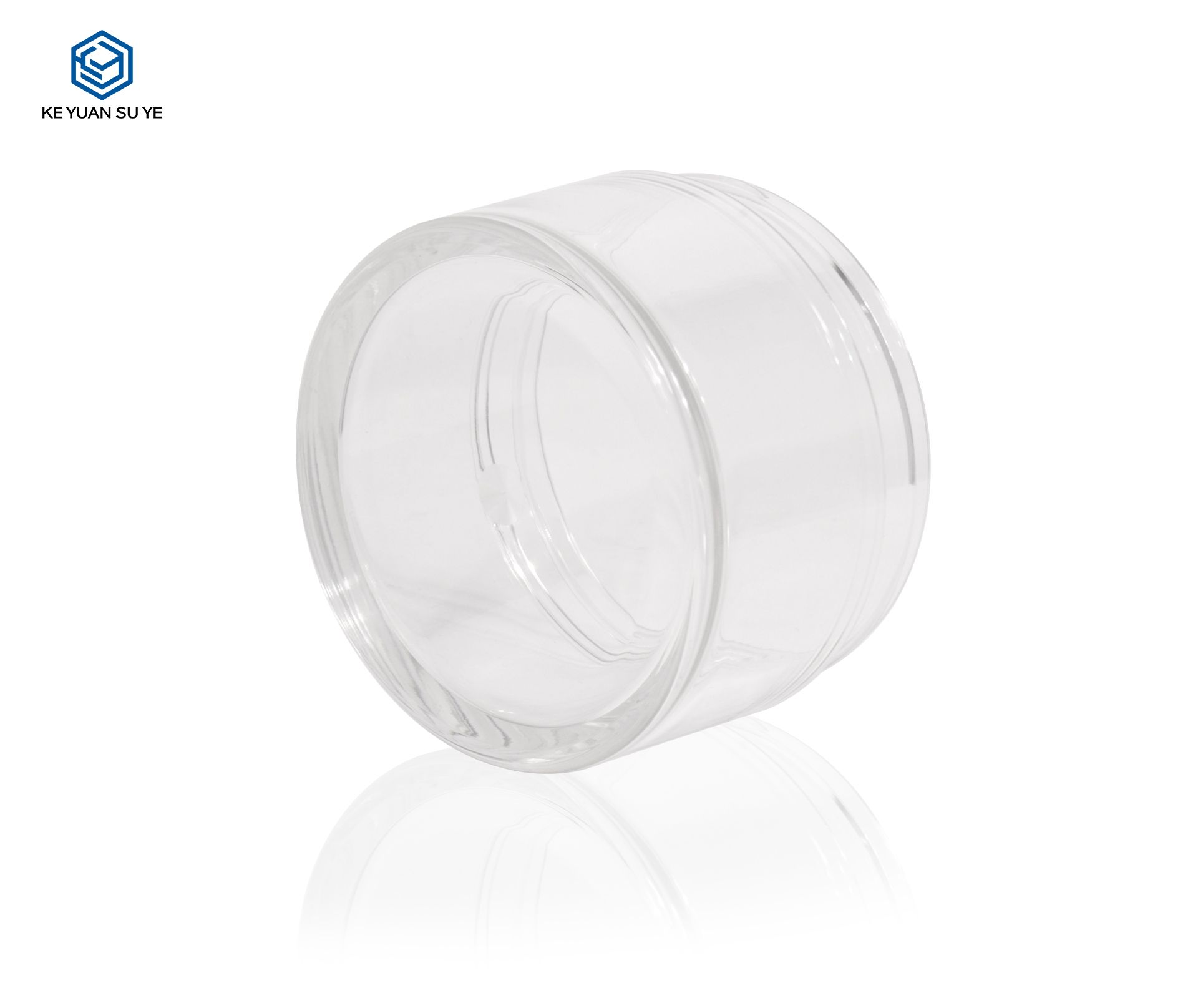 KY073PJ Wholesale 100g Cosmetics Skin Care PET Transparent Face Cream Jar