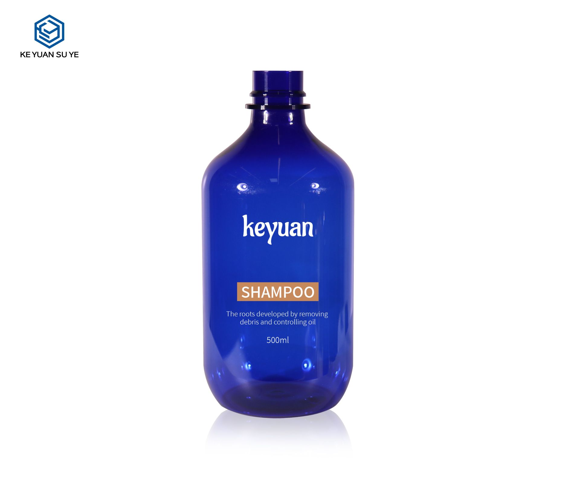 KY276 100% Recycled Plastic Cosmetics PCR Plastic Bottles for Shampoo and Body Wash Packaging