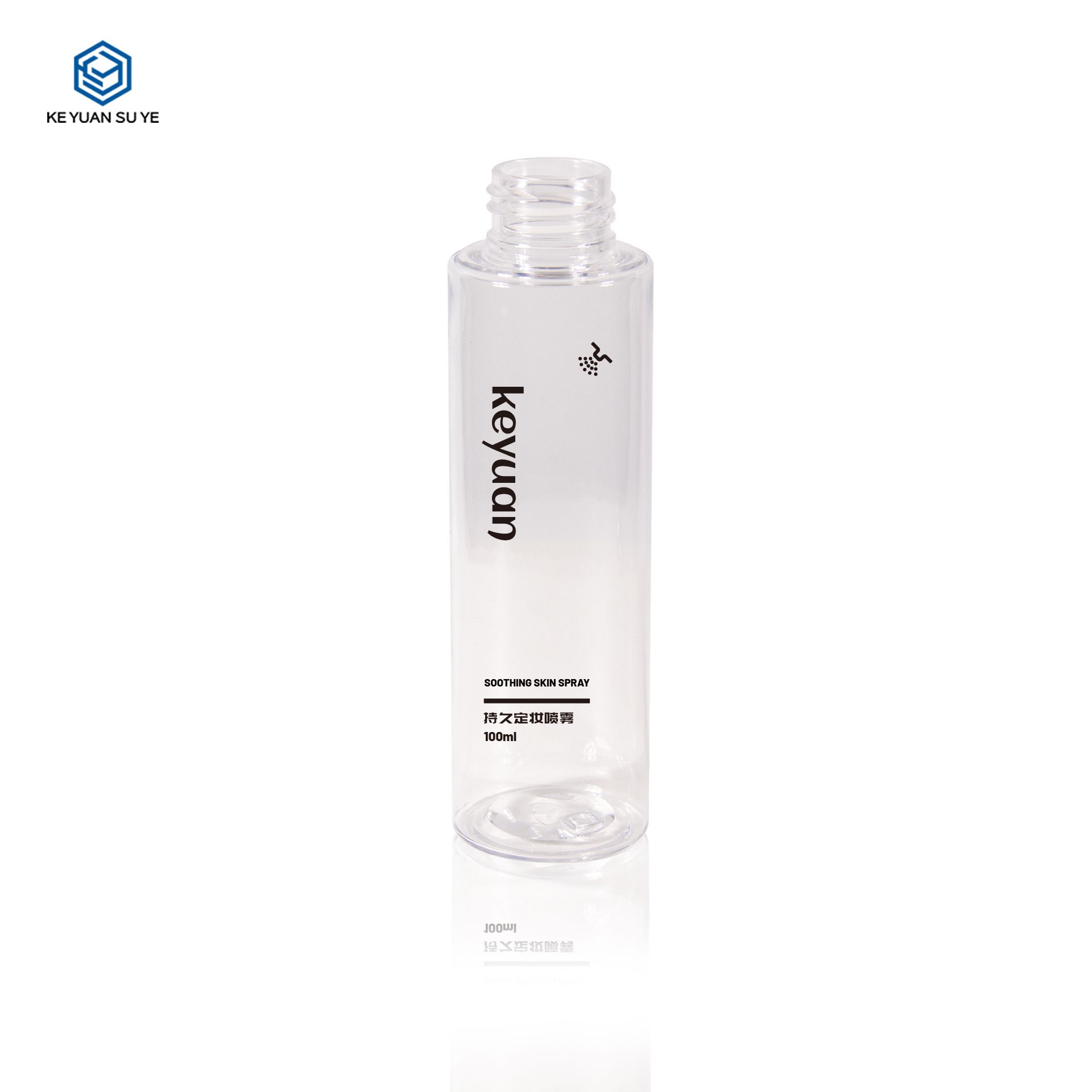 KY271 100ml PET Transparent Empty Cosmetic Plastic Spray Bottle Skincare Container Packaging Fine Mist Spray Bottle