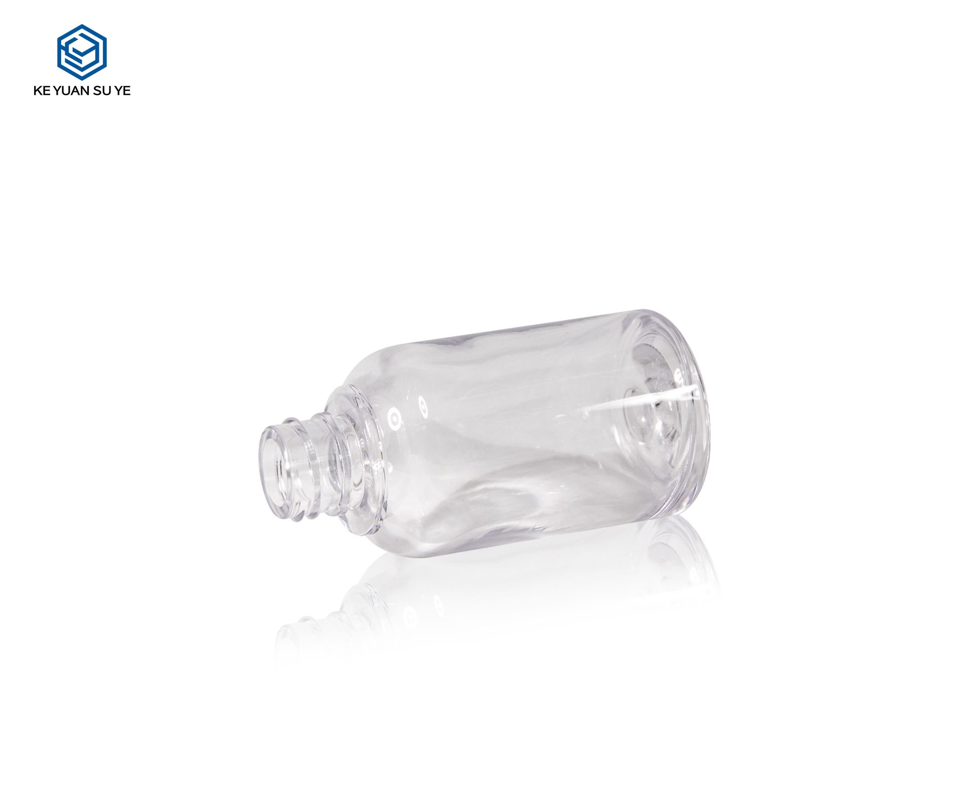 KY272 Factory 50ml PETG Dropper Bottle with Dropper Cosmetic Custom Round Serum Essence Oil Bottle