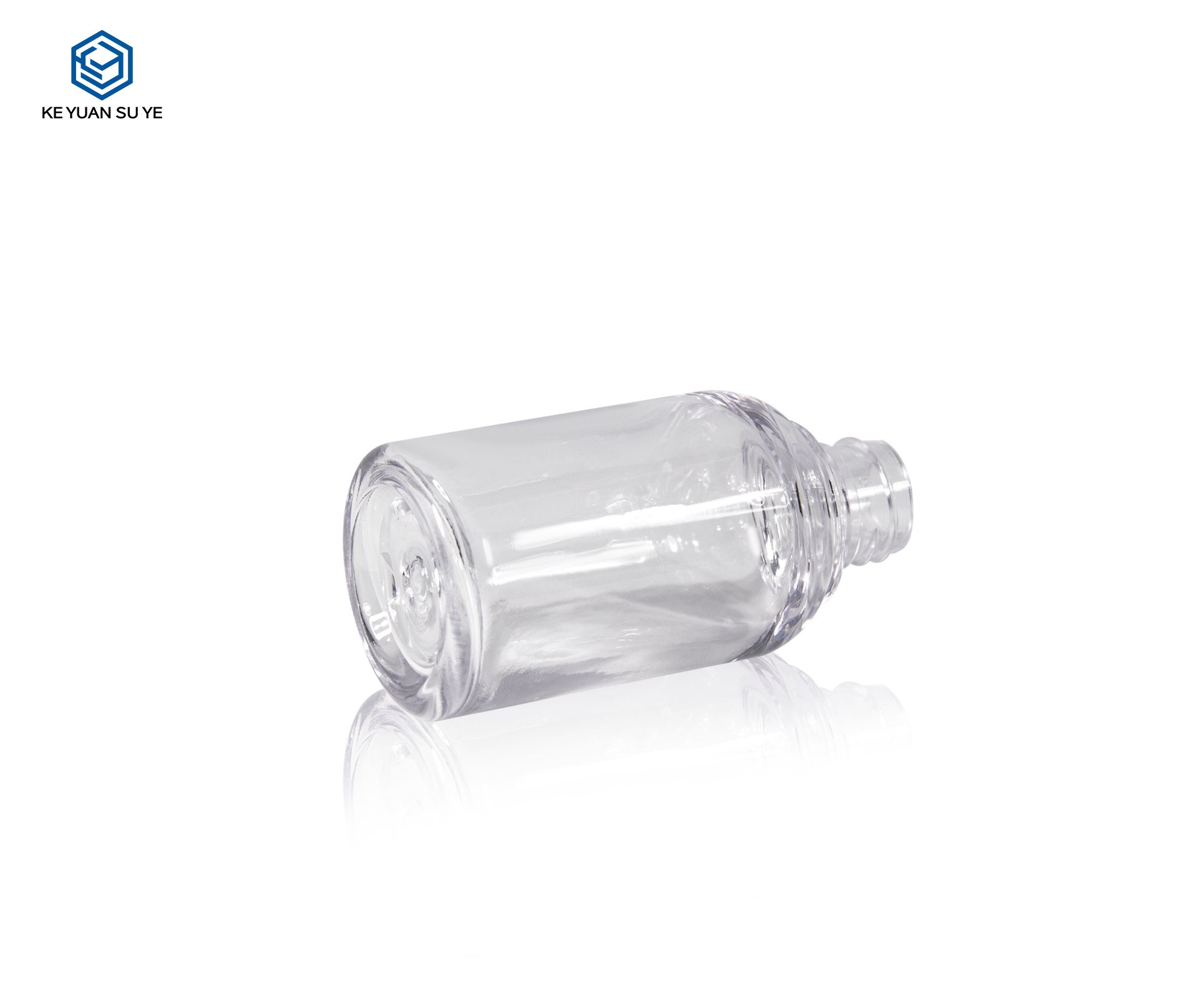 KY272 Factory 50ml PETG Dropper Bottle with Dropper Cosmetic Custom Round Serum Essence Oil Bottle